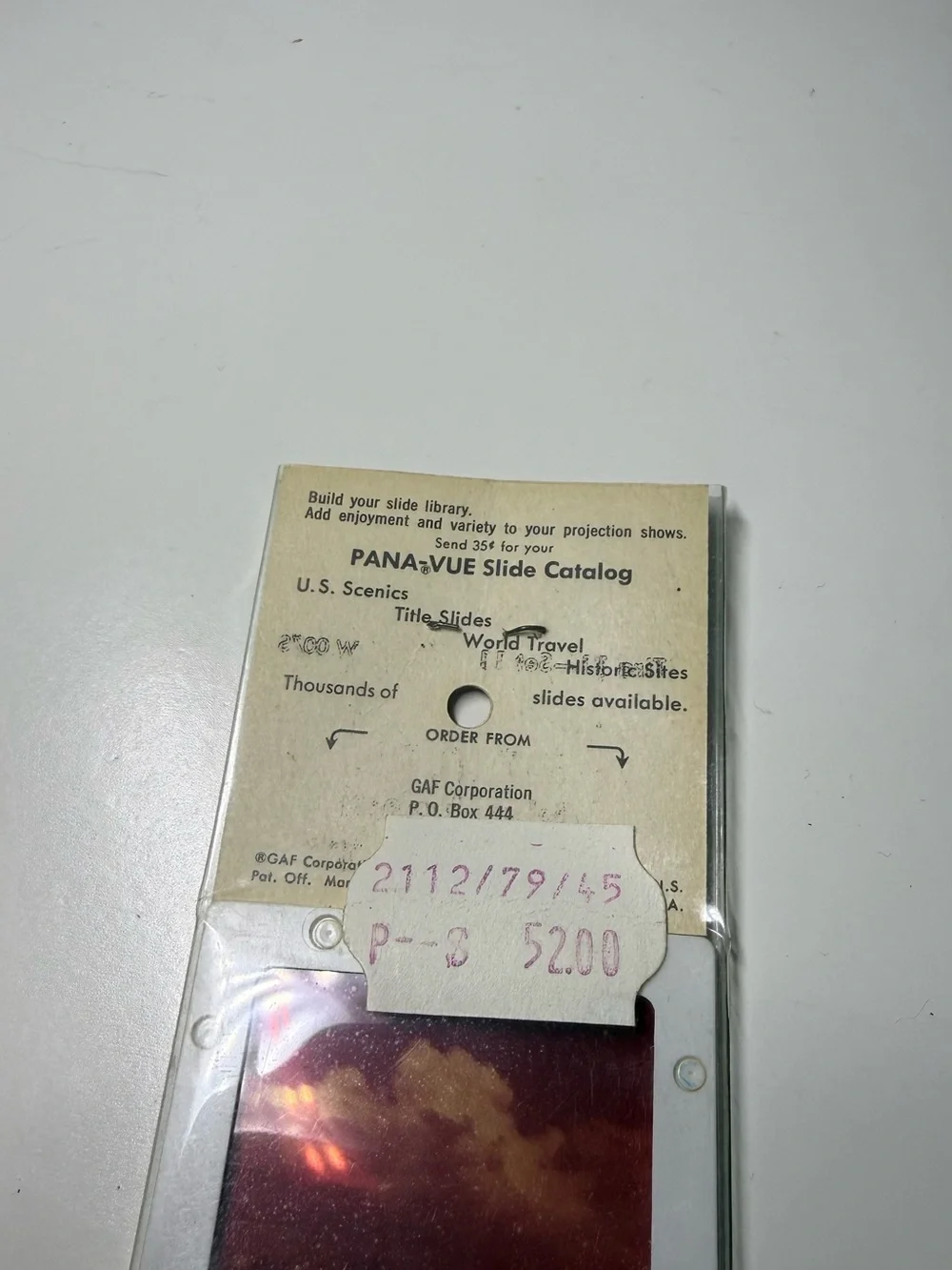 Vintage 1990s Pana-Vue 35mm Mexico City Panoramic Slide Set Of 4